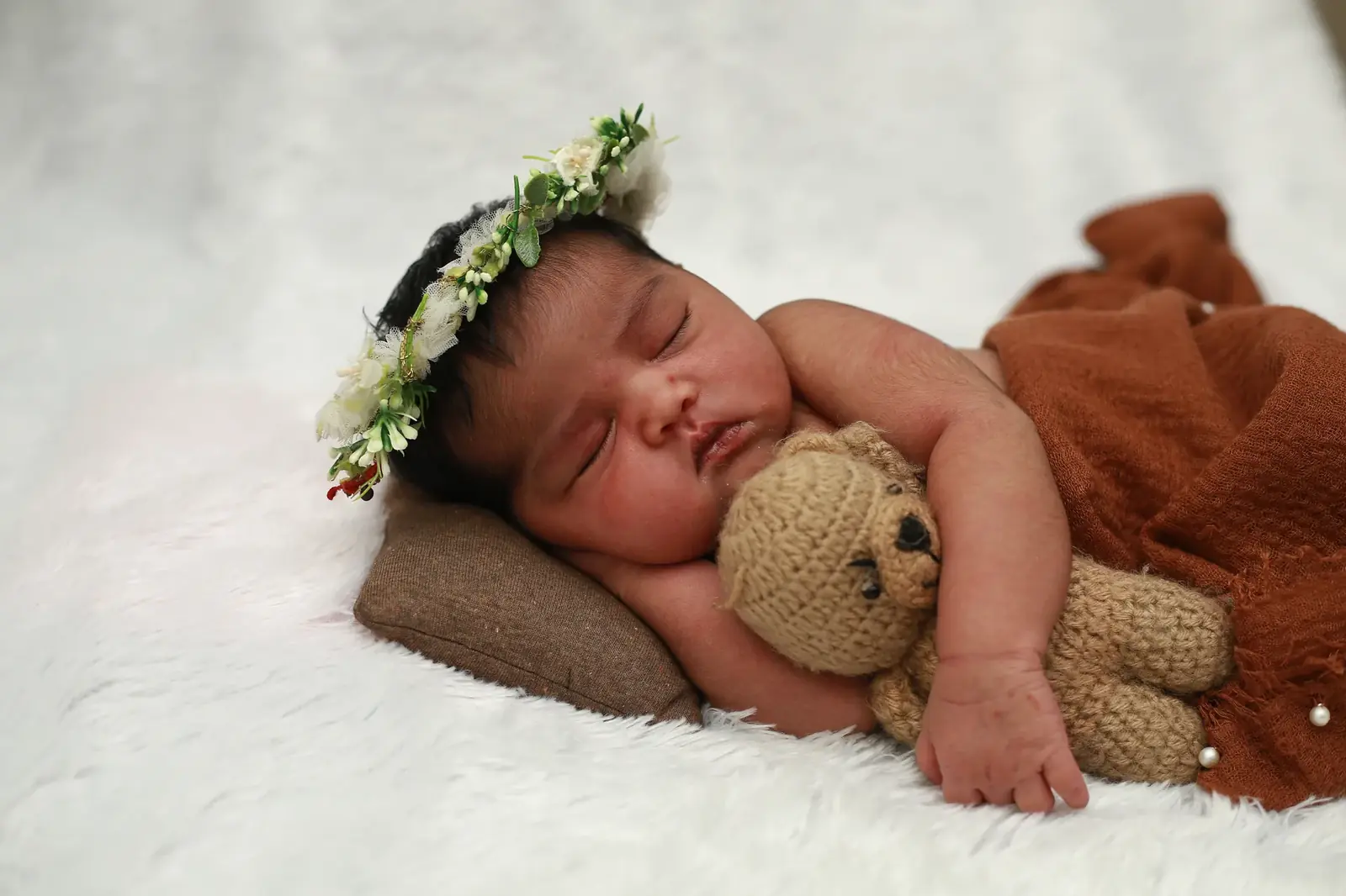 Baby Photoshoot by Dreams Infinite Photography Palladam - Studio background